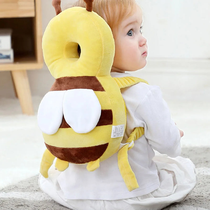 Baby head protector, pillow, backpack