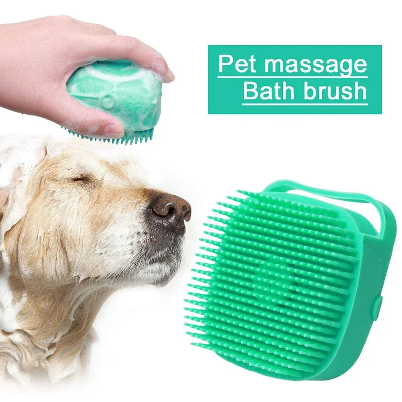 Pet Dog and Cat Shampoo Brush