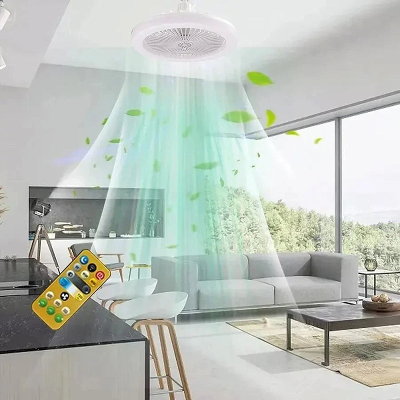 3 in 1 Smart Ceiling Fan with Remote Control Lighting